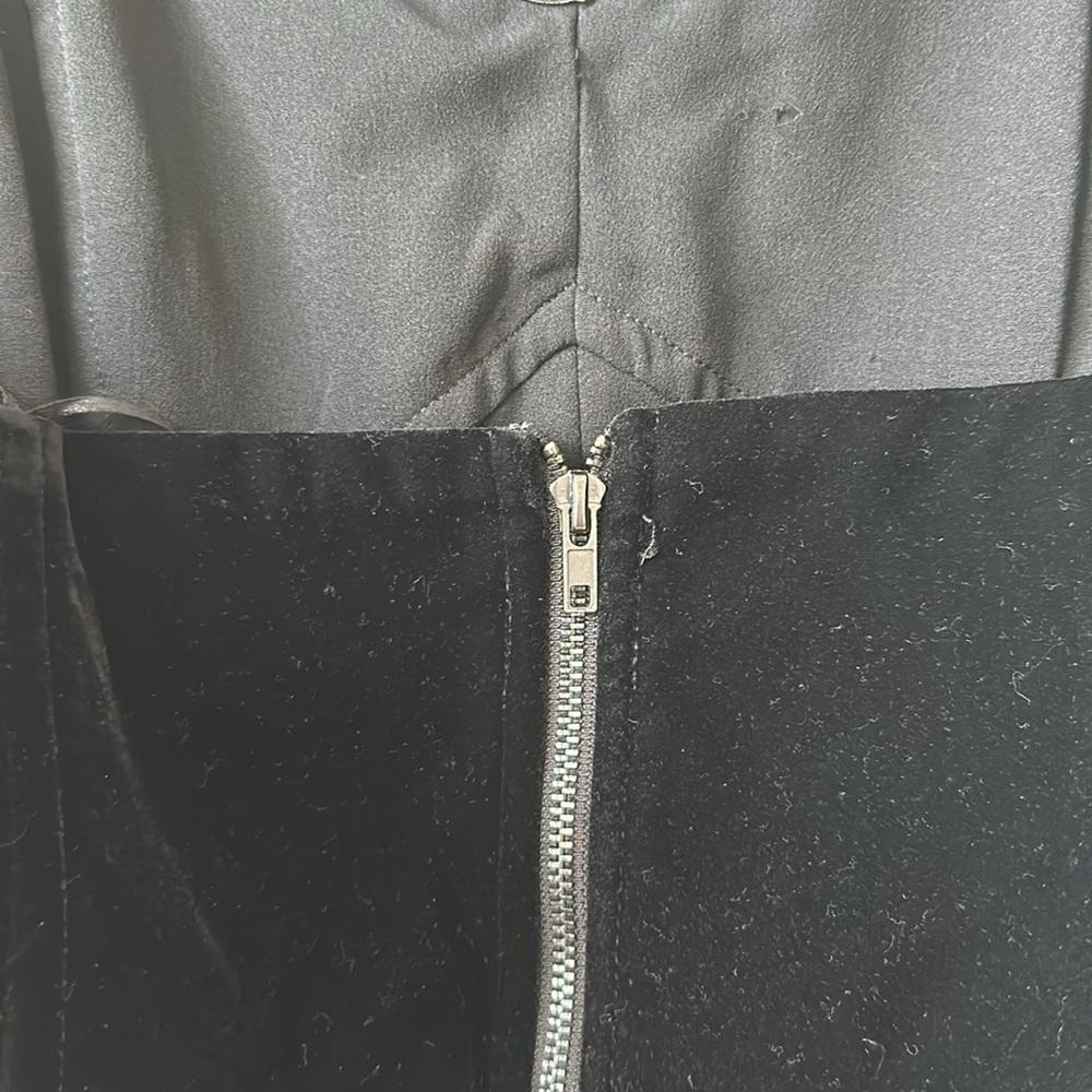 NWT Adelyn Rae BLACK Hayden Strapless Velvet Evening Cocktail Jumpsuit Small - Picture 7 of 9